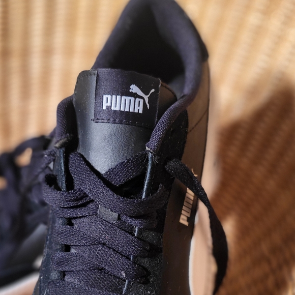 RARE NWOT 36699301 Puma Men's Astro Cup SL Sneakers Black Suede Size 9 - Picture 2 of 11